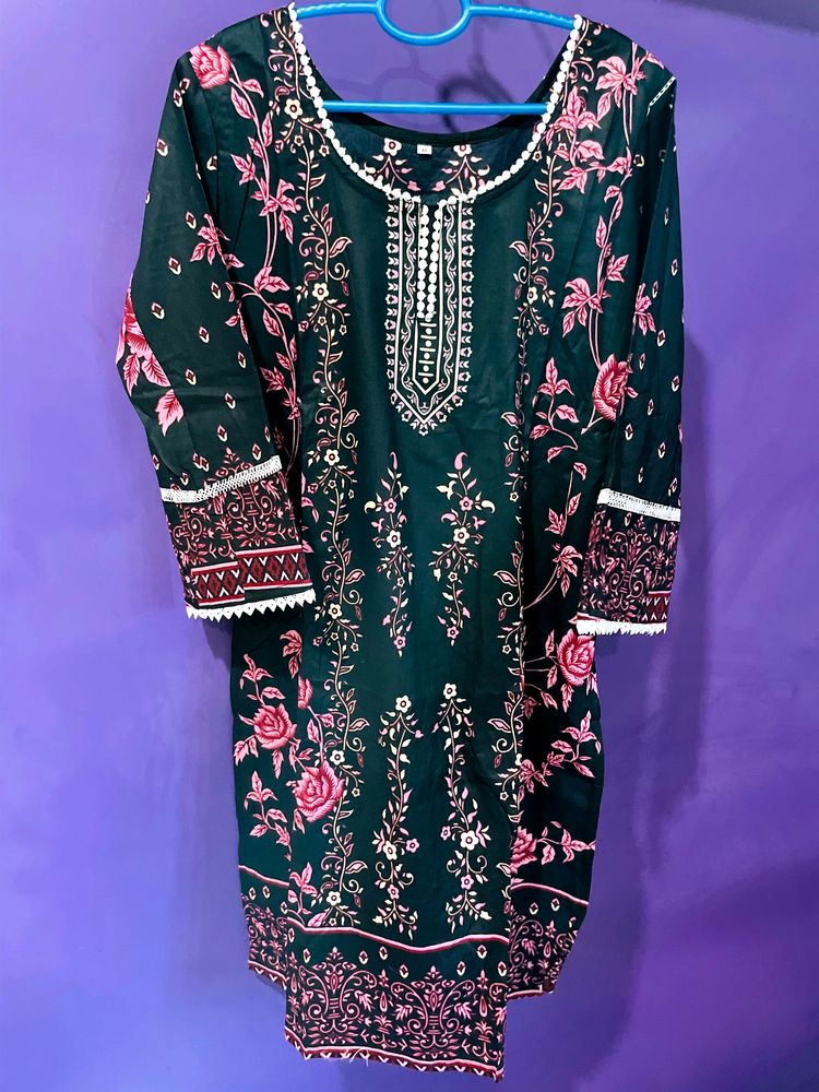 Stitched Pakistani Kurta Sets With Pant & Dupatta