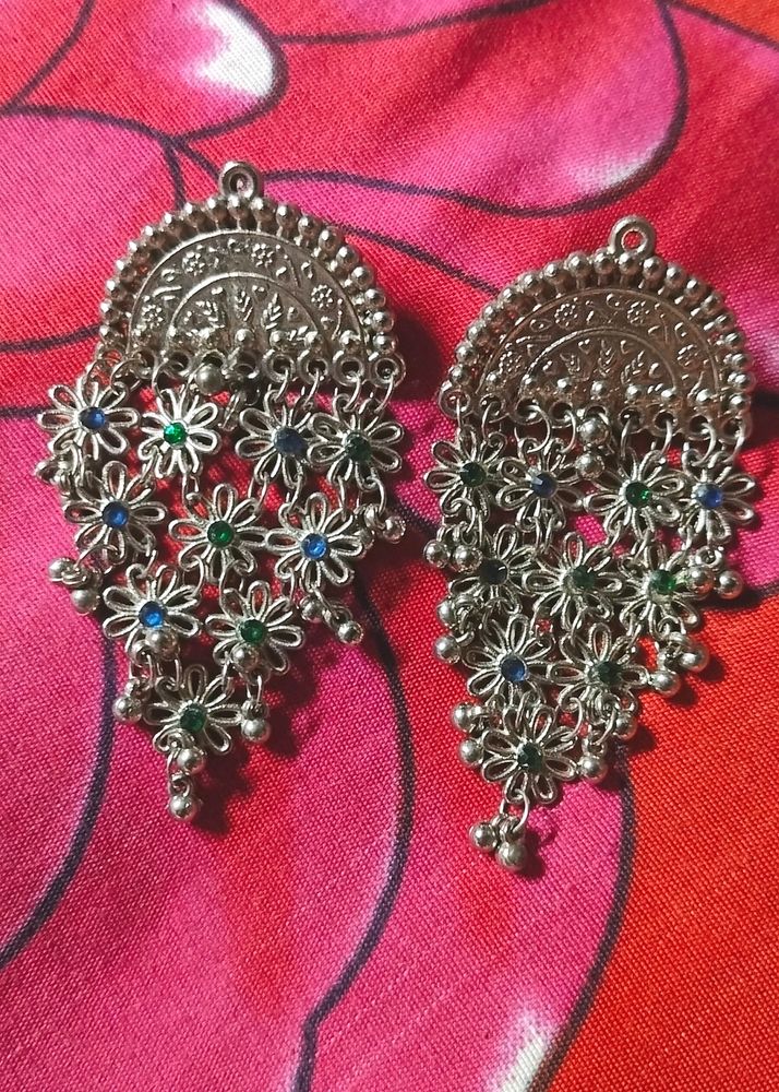 Indian Wear Multicolour Earrings 🌸