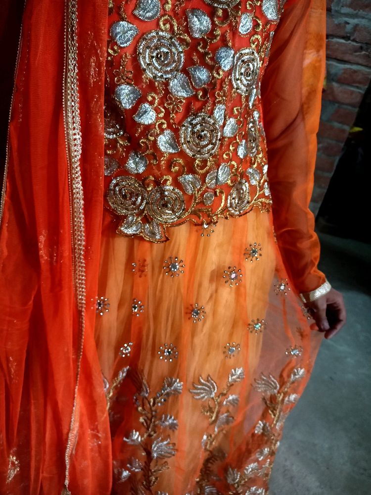 A New Gown Orange Colour