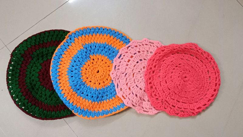 Crochet Round Mats