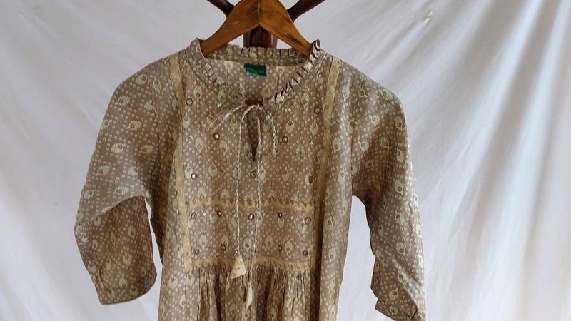 Mirror Work Kurta