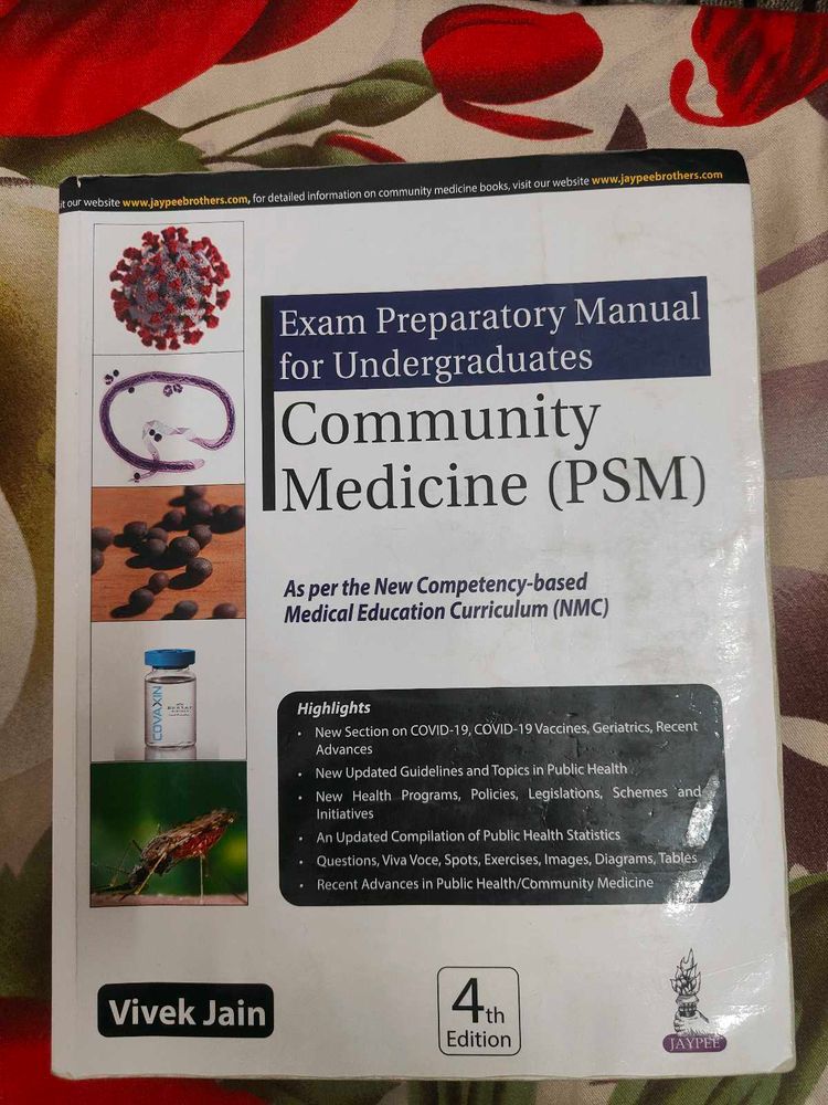 VIVEK JAIN 4TH EDITION PSM COMMUNITY MEDICINE