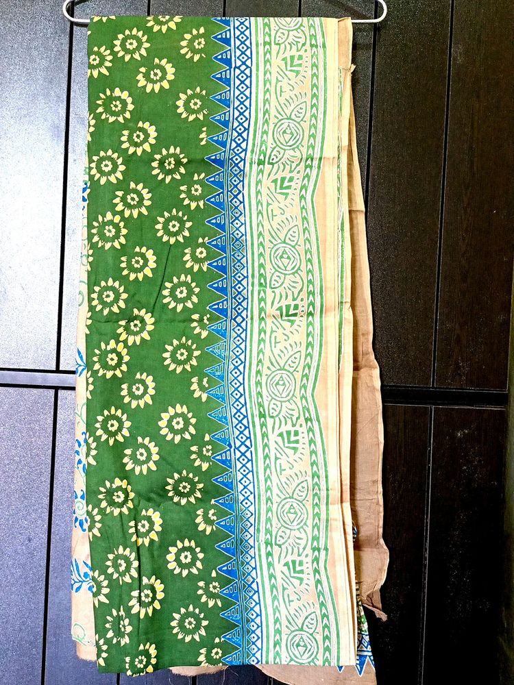 Patli Pallu Malmal Saree