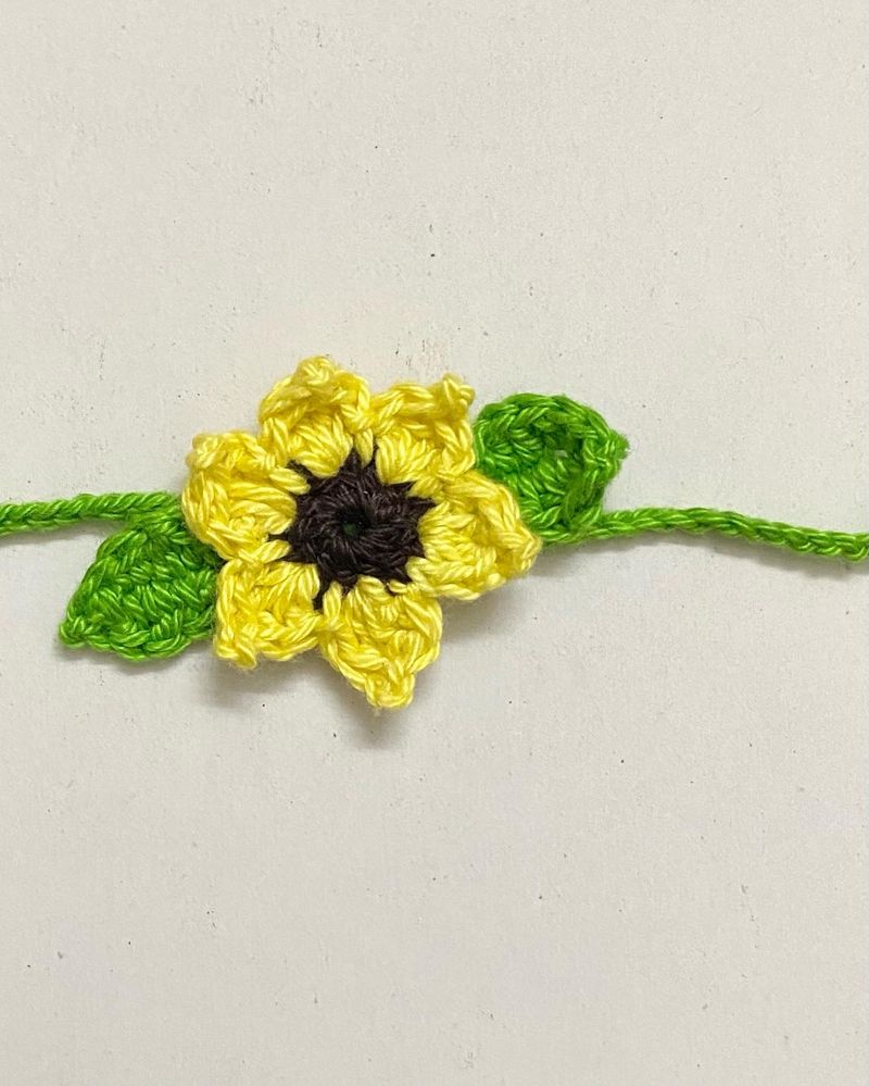 Handmade Sunflower Rakhi