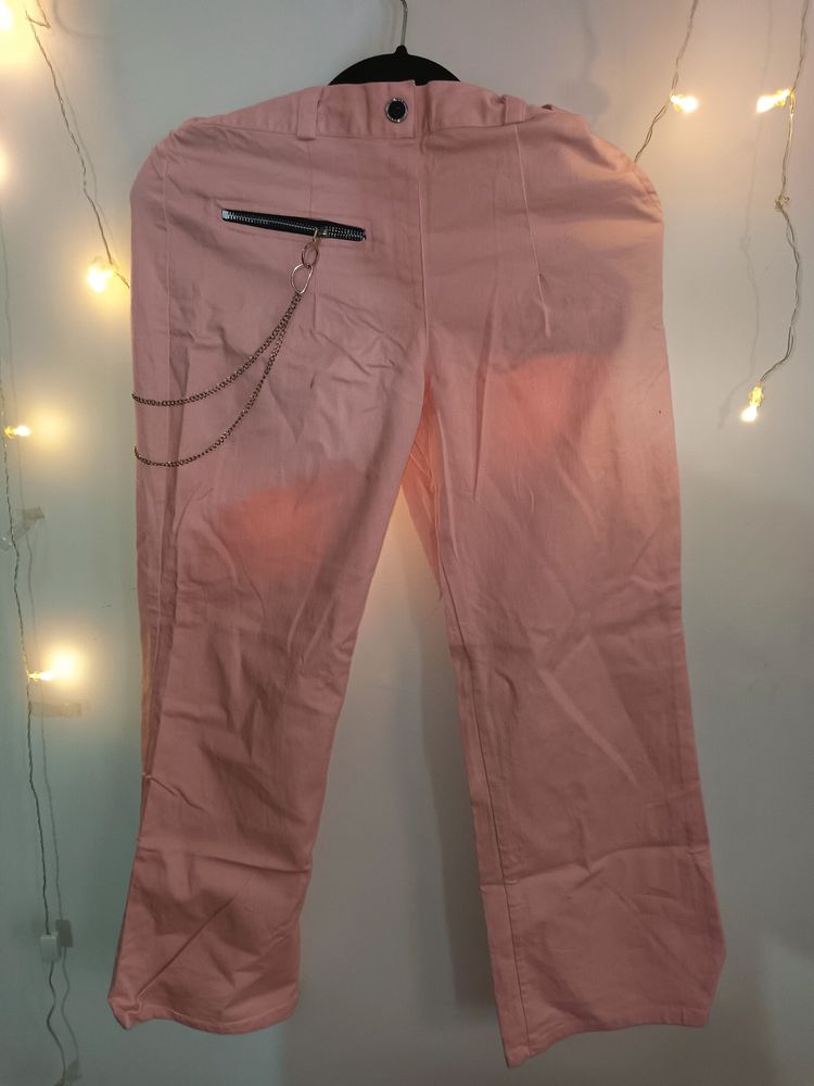 Stylish Straight pink Jeans For Women💗