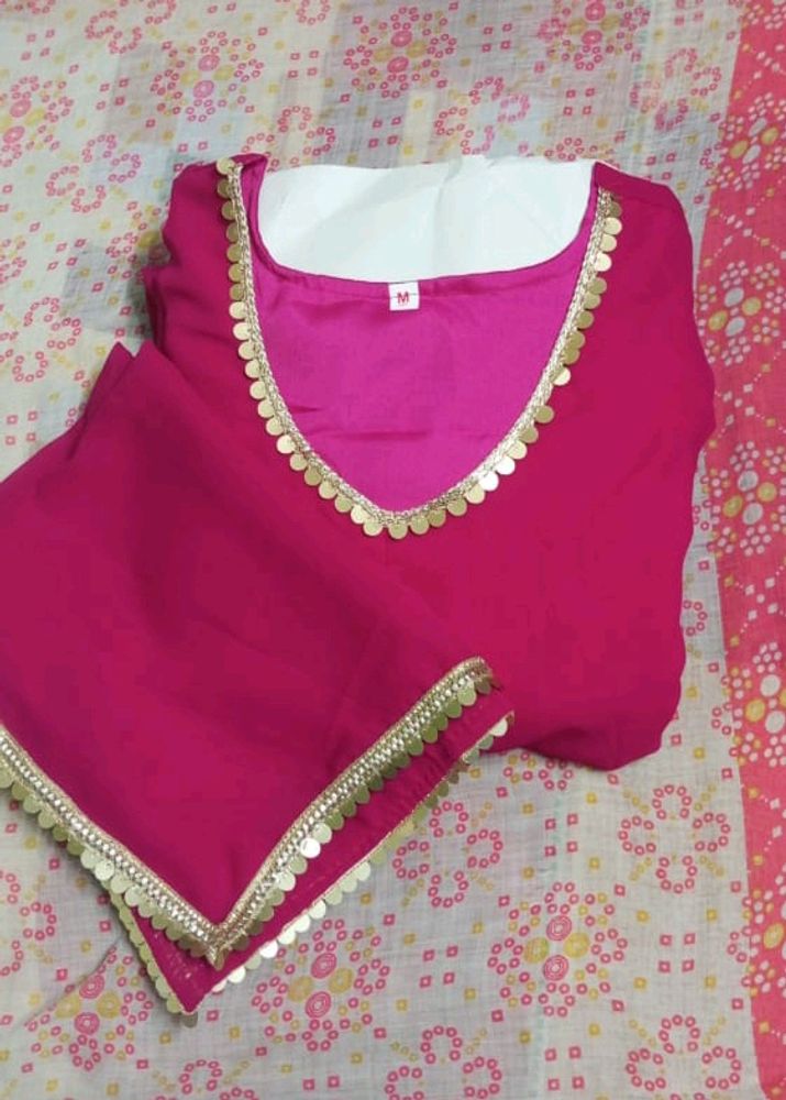 New/Unused Georgette Gown With Dupatta