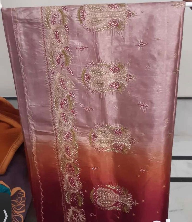 Paperwork Silk Saree