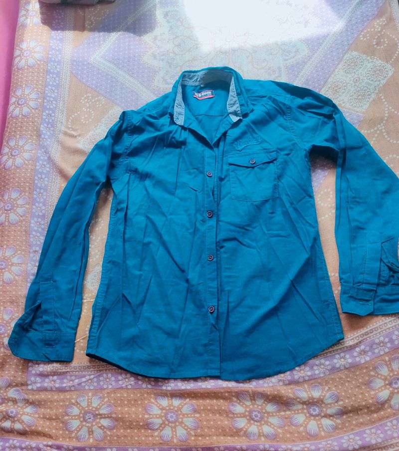 Boys shirt with full sleeves. length 25 inch