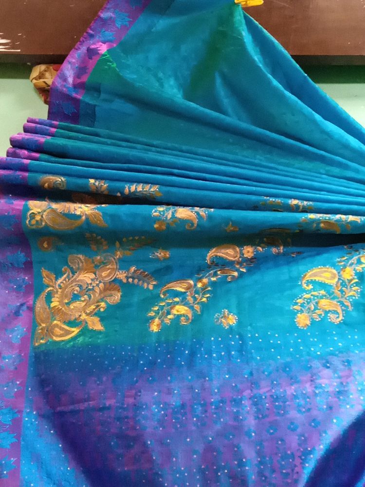 Double Shade New Saree