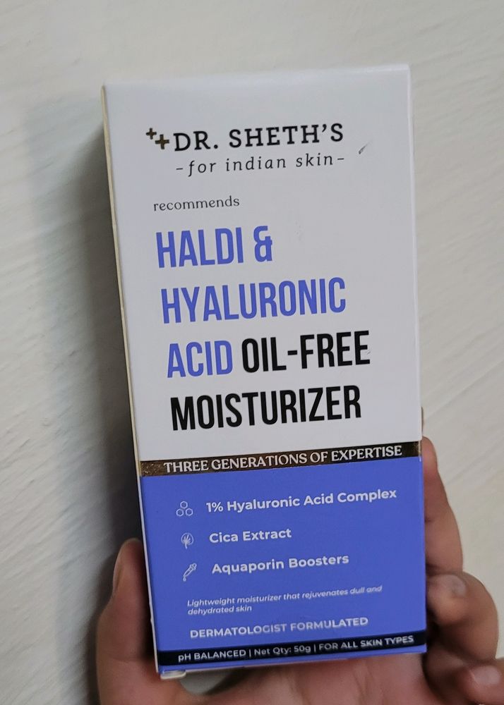 Dr. Sheth's Haldi & Hyaluronic Acid Oil-Free Moist