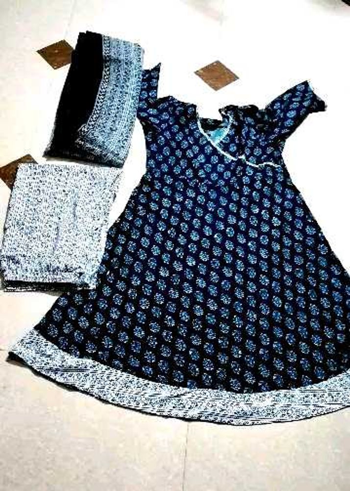 Angrakha Style Dress Set