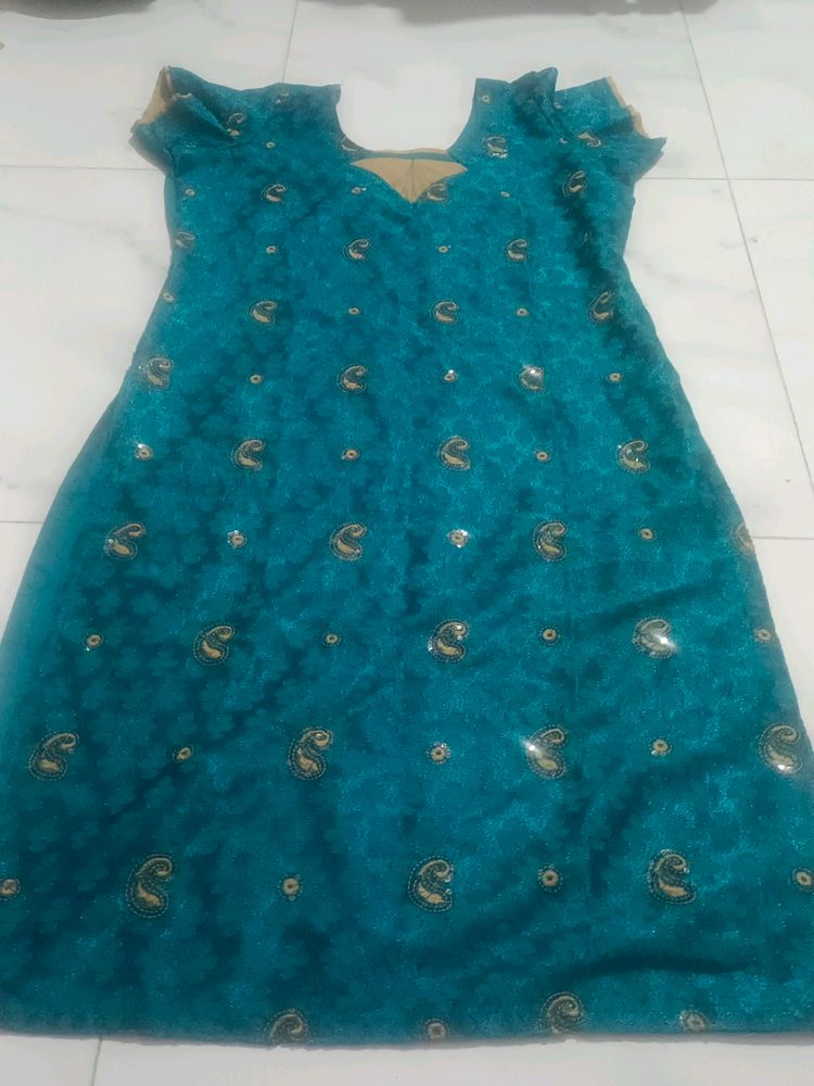 Mindblowing Blue Kurti