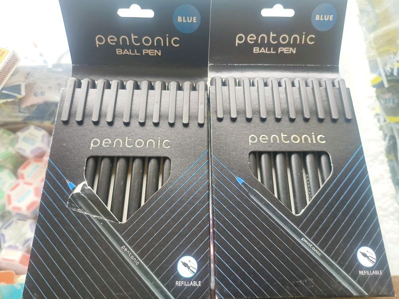 Pentonic Blue,Black And Red,Green ,Pink Pen