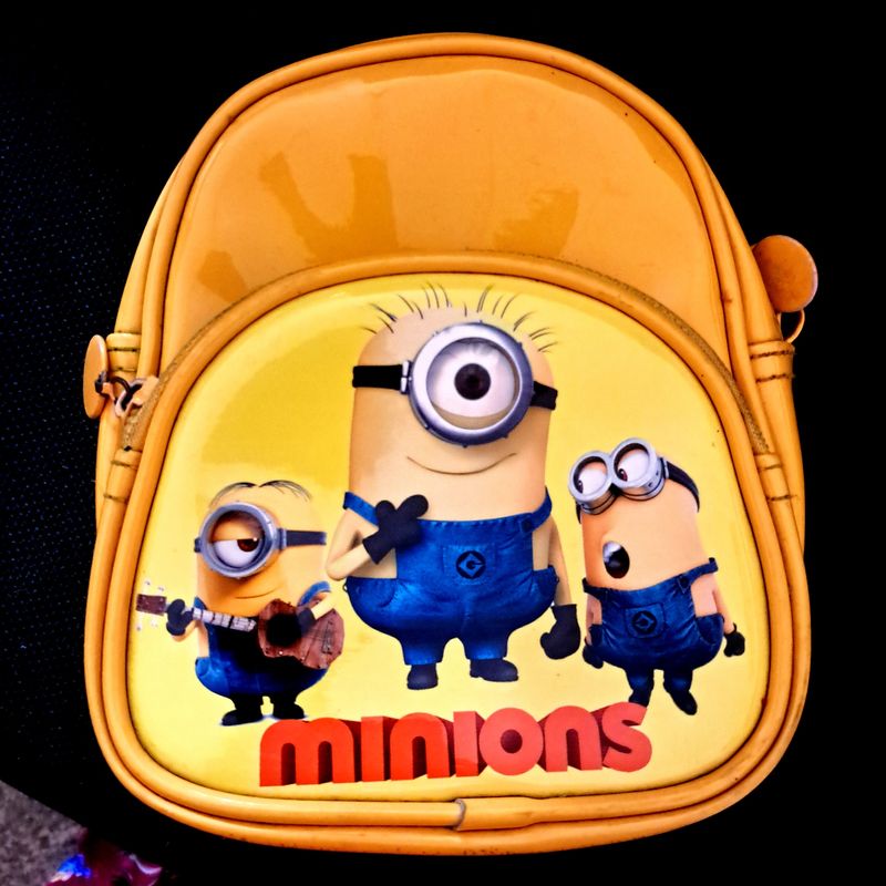 Cute Yellow Minion Sling Bag...