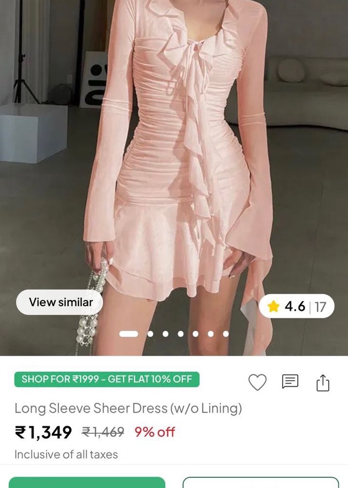 Newme Mesh Dress