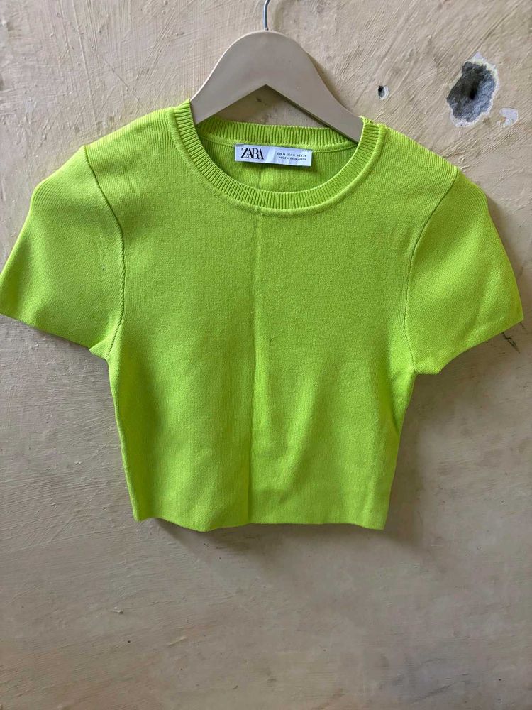 Zara Neon Top