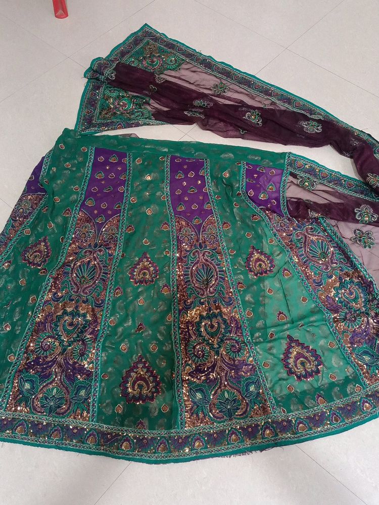 Georgeus Lahanga Saree