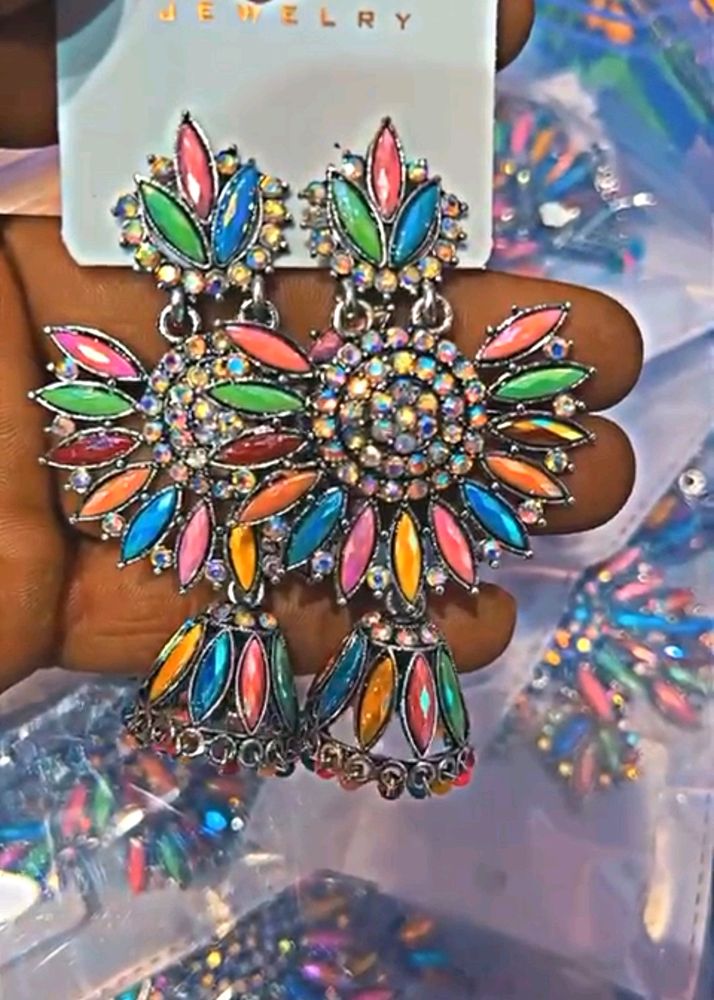 Multicolour Earring