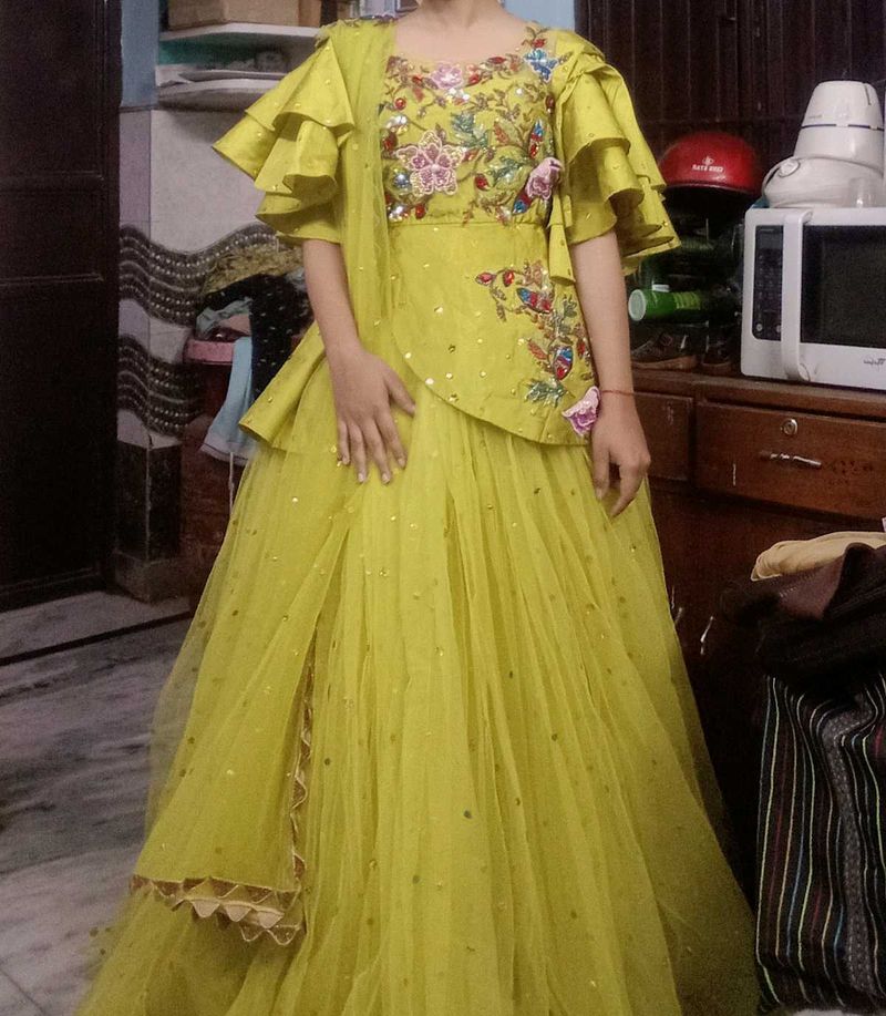 Haldi Mehendi Lehenga 💖