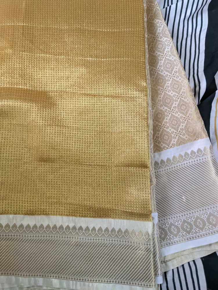 Gold Jarugai Saree