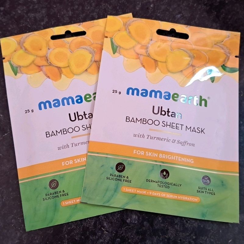 2 Sheet Mask Combo (Ubtan)