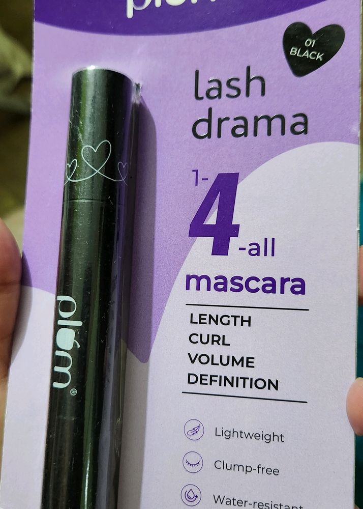 Plum Lash Drama 1-4-all Mascara 01 Black