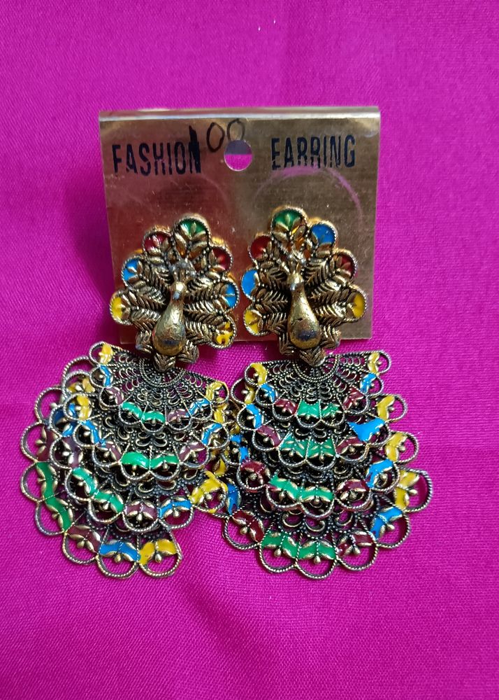 Peacock Earing