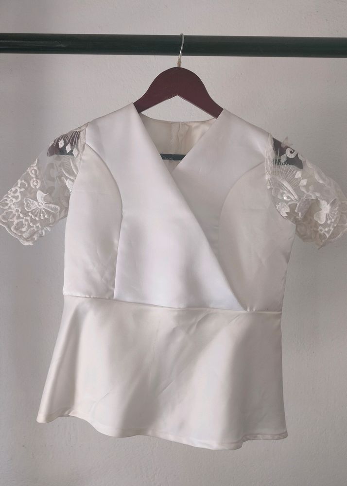 Designer White Top