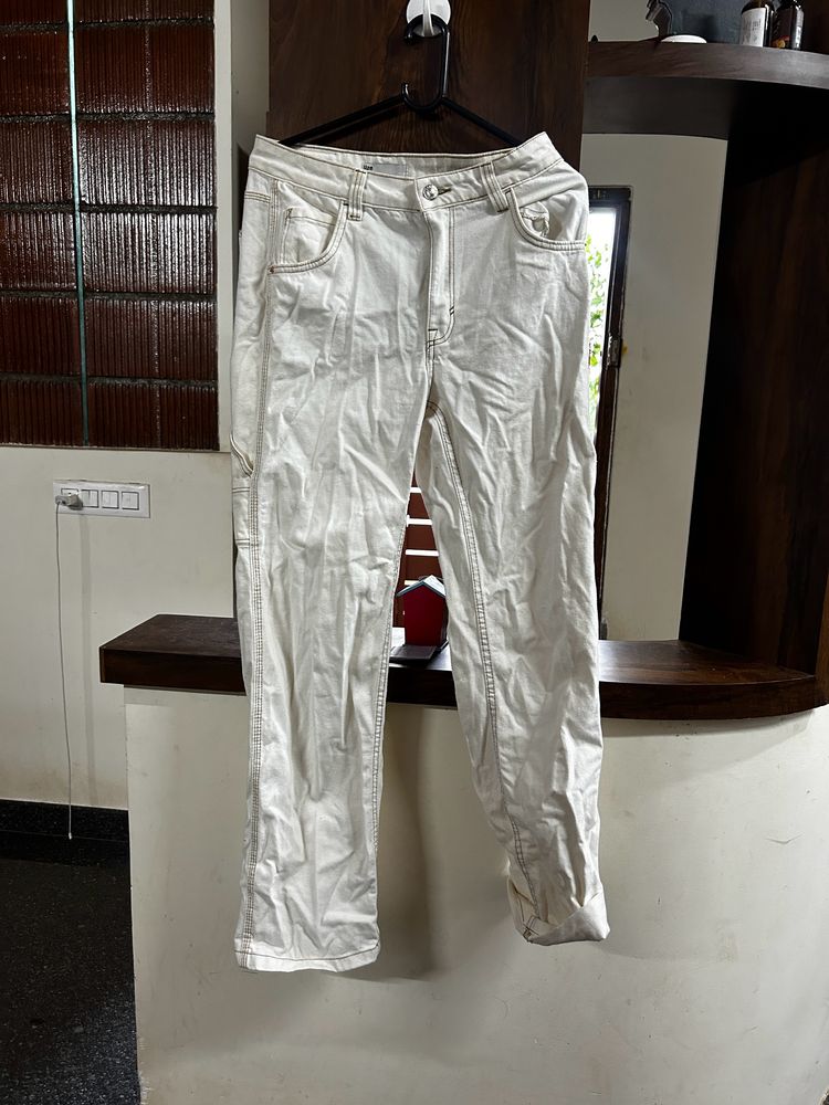 Cargo Off White Pant