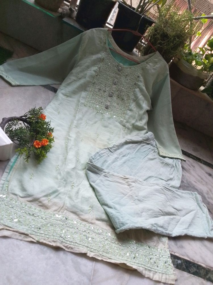 Mirror Kurta Nad Pant Set