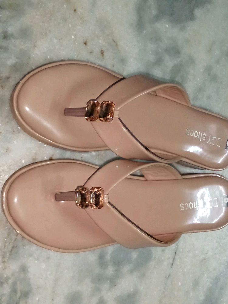 A Light Pink Coloured Sandal