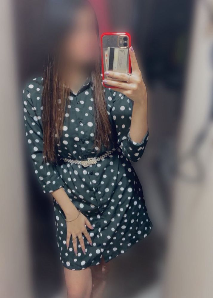 Green Polka Dots Shirt Dress