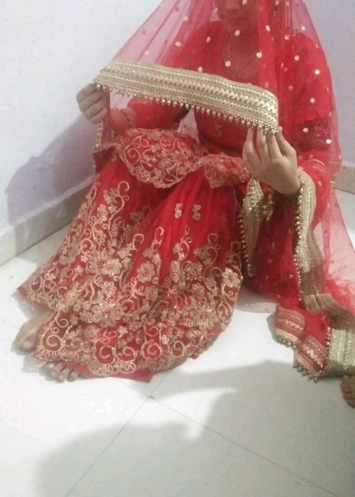 Bridal Garara Kurti With Dupatta