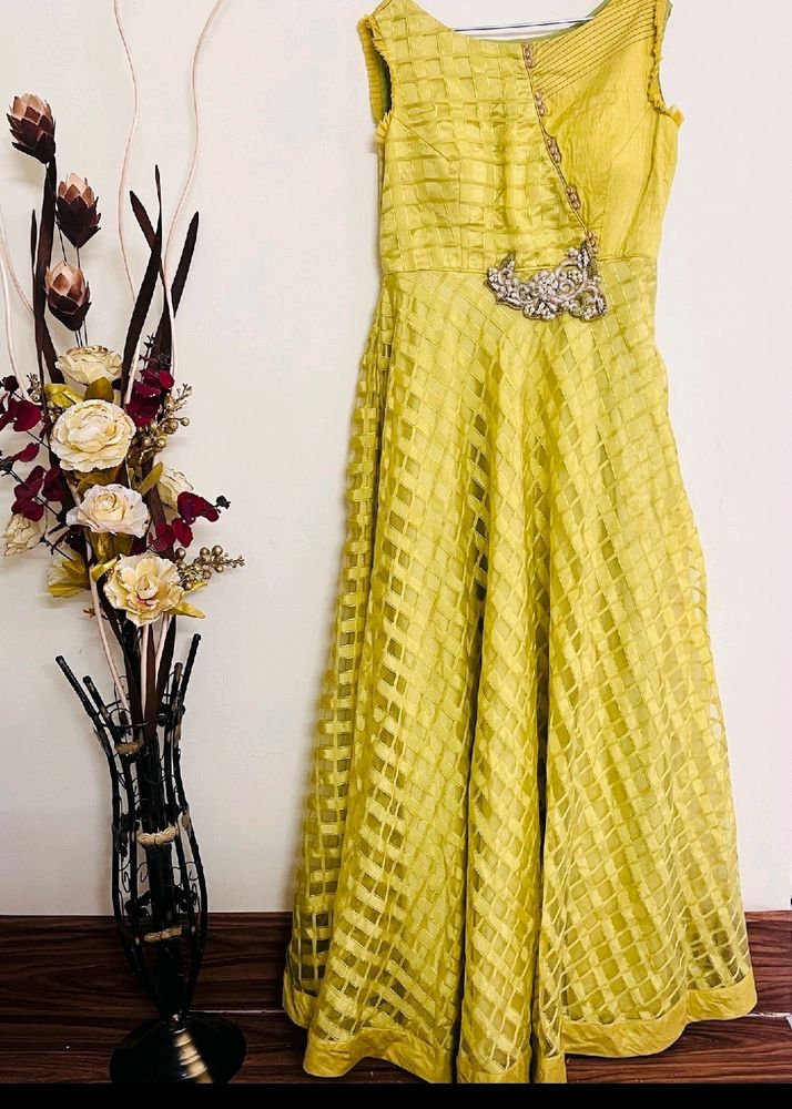 Lime Yellow Gown