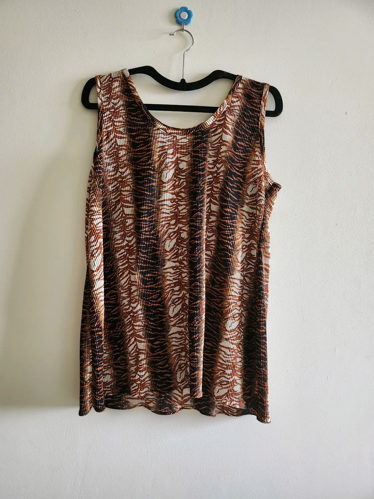 Animal Print Light Weight Top