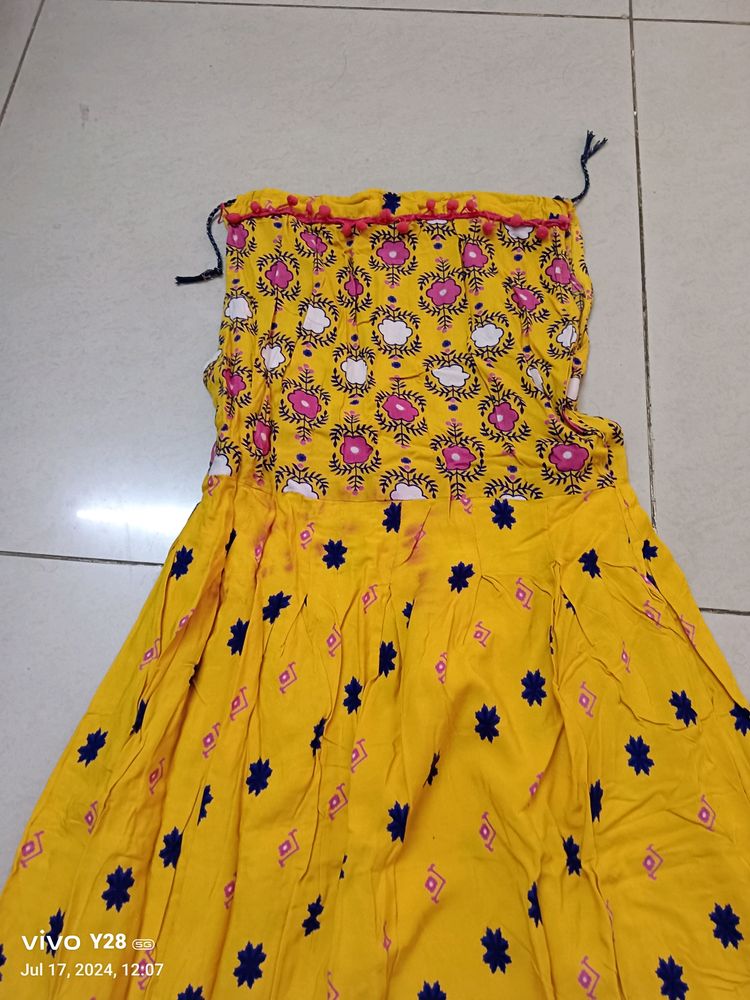 Cotton Printed Women Gown