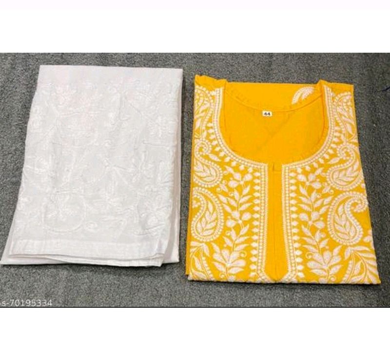 Chikankari Cotton Suite