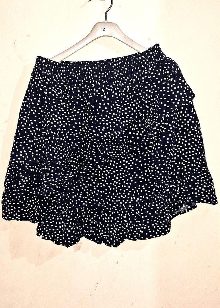 Polka Dot Frill Skirt