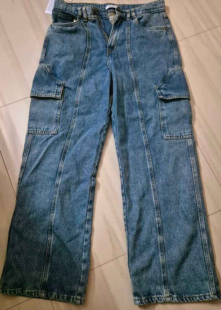 Blue Cargo Jeans