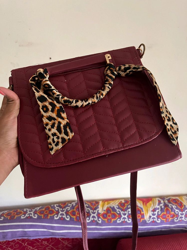 Maroon Slingbag