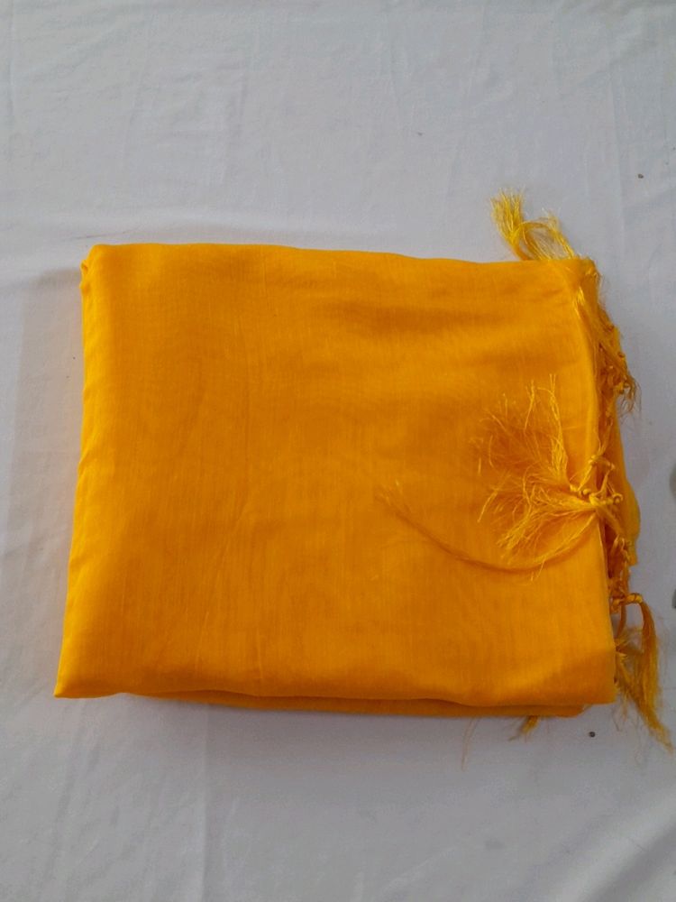 Mustard Casual Saree (Women's)