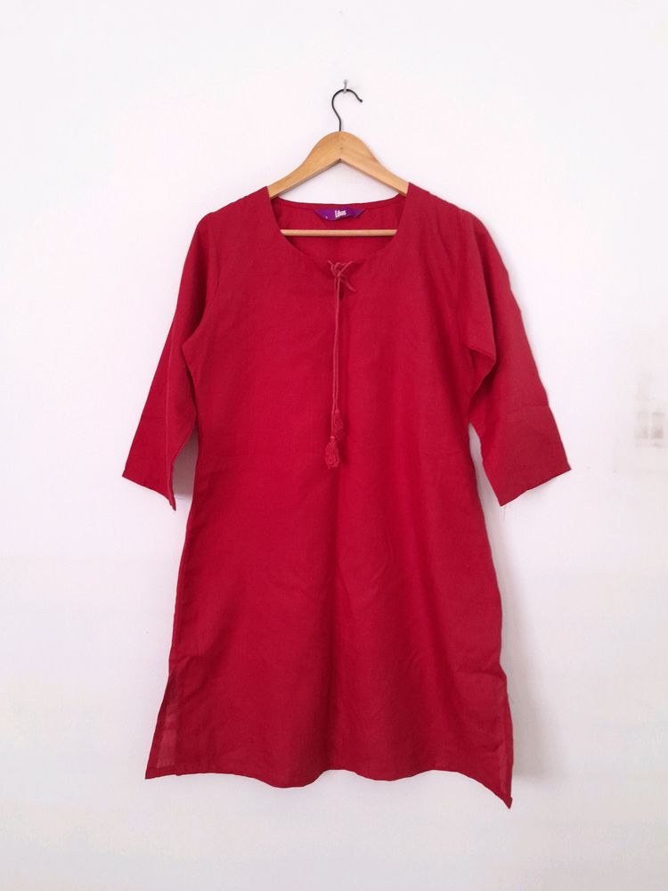 Maroon Casual Kurta (Women's)