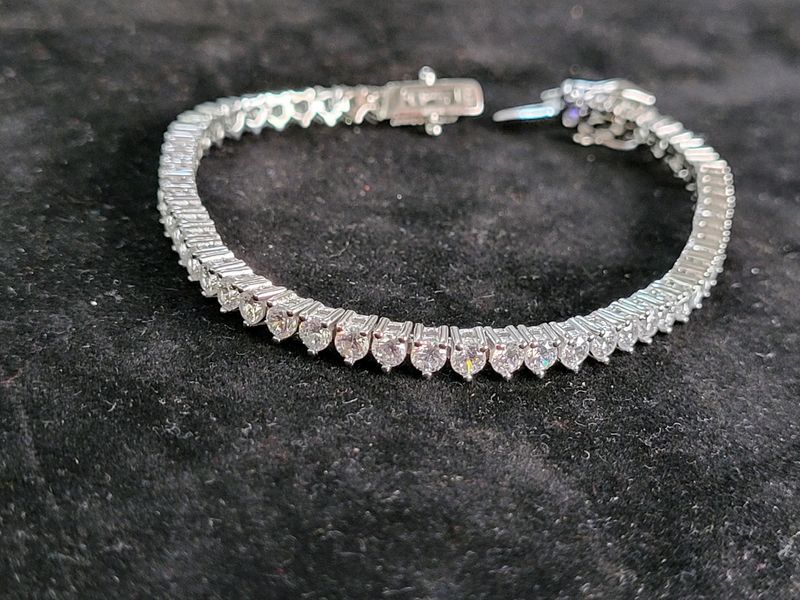 Pure Silver Tennis Bracelet 925