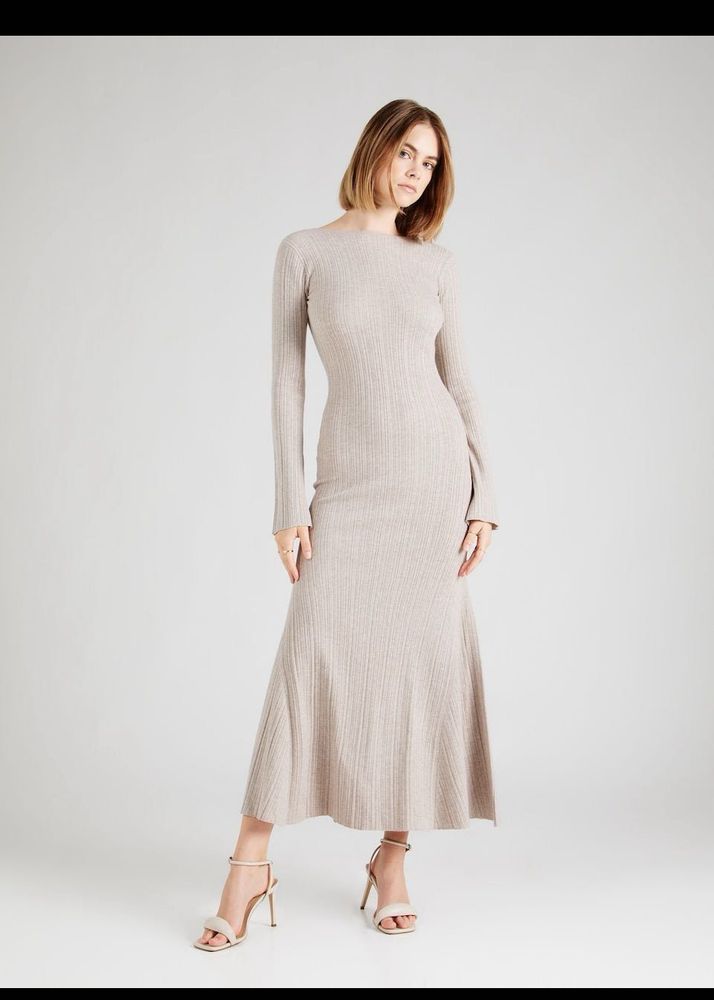 H&M Rib- Knit Flared Dress