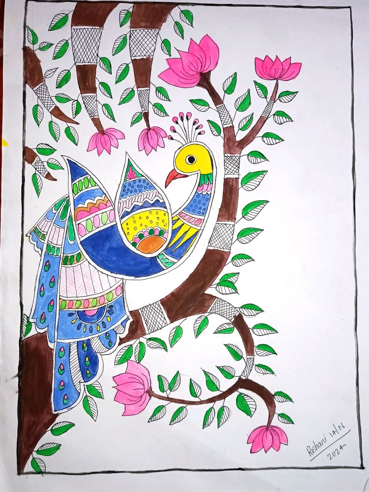 Beautiful Mithila Art