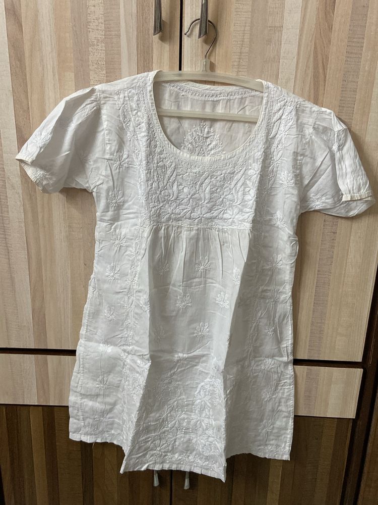 Chikan Cotton Kurti