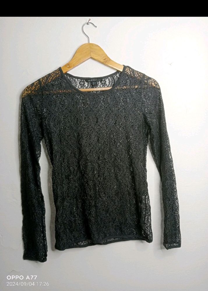 ZARA TRAFALUC Black Long Sleeve (Girl' s)