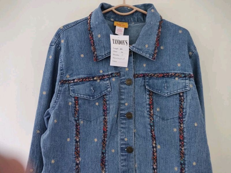 Embroidered Denim Jacket