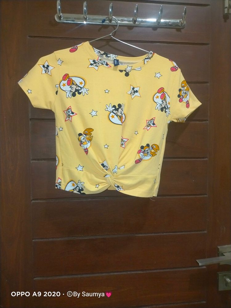 Mickey Mouse Crop Top