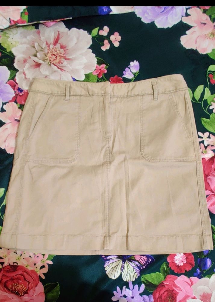 Beige Skirt